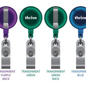 clear badge reel