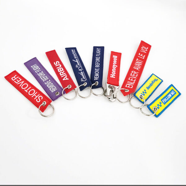 polyester keychain