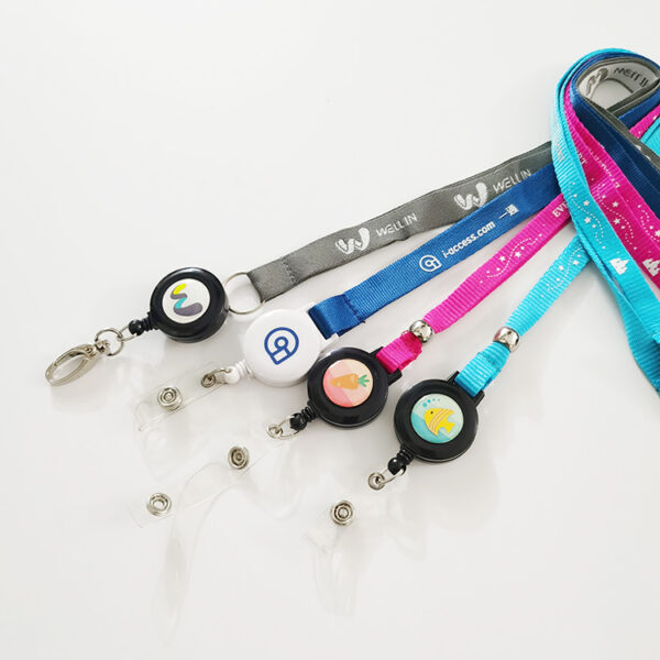 lanyard with retractable badge reel - Image 2