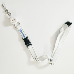 20mm lanyard with badge reel &clip