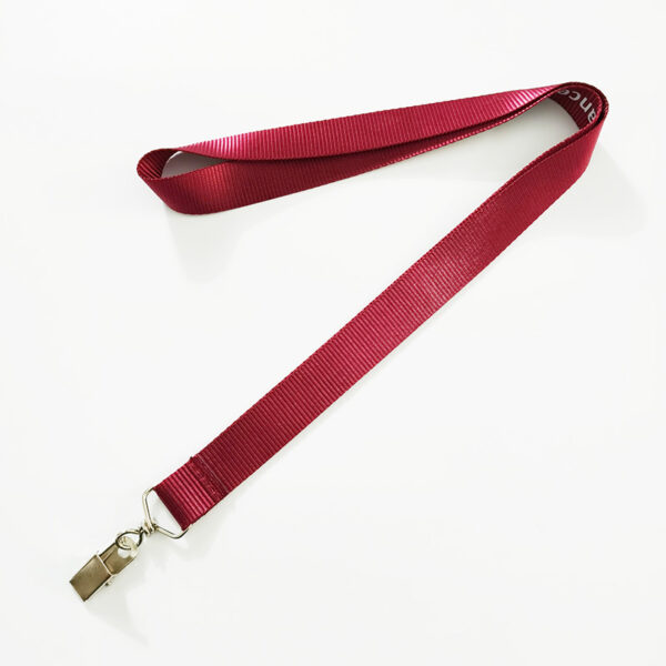 nylon lanyard with clip - Image 2